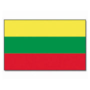 Bandera estatal de Lituania (tricolor amarillo, verde y rojo)
