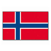 Bandera nacional de Noruega 150 x 90 cm con ojales metálicos