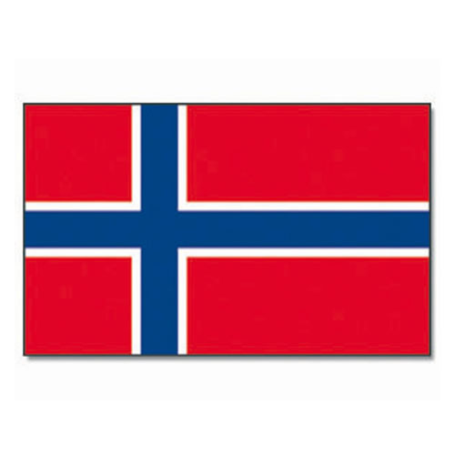 Bandera nacional de Noruega 150 x 90 cm con ojales metálicos