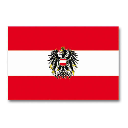 Bandera nacional de Austria 150x90 cm con ojales metálicos