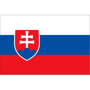 Bandera de Eslovaquia 150 x 90 cm con dos ojales metálicos