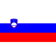 Bandera estatal de Eslovenia 150 x 90 cm con dos ojales metálicos