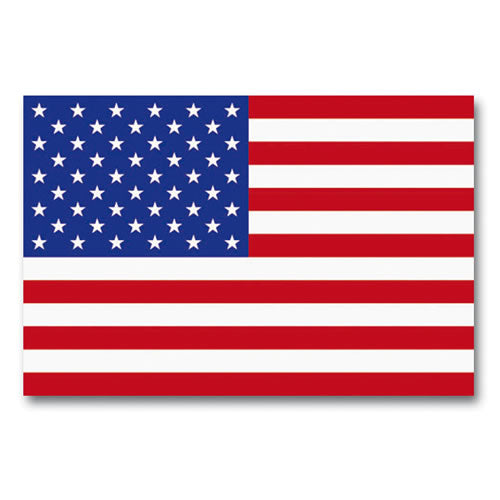 Bandera de EE. UU. 50 estrellas 90 x 150 cm poliéster con ojetes metálicos
