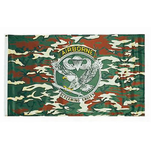 Bandera US Airborne camuflada 150 x 90 cm con ojales metálicos