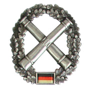 Insignia metálica para baret Artillerie truppe de la Bundeswehr