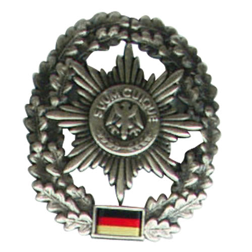 Insignia metálica BW para boina Feldjäger Truppe de la Bundeswehr