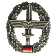 Insignia metálica BW para boina Heeresfliegertruppe