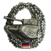Insignia metálica Panzertruppe para baret, Bundeswehr