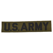 Parche textil US ARMY color oliva 12 x 2,5 cm