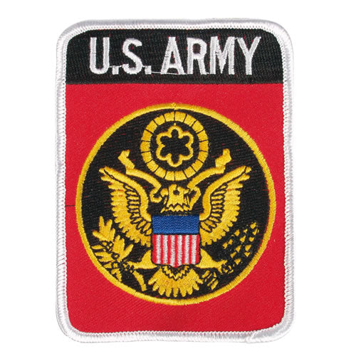 Parche textil US ARMY con inscripción y emblema, aprox. 7,5 x 10 cm