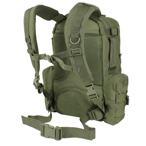 Mochila CONVOY OUTDOOR verde, versión reducida con sistema MOLLE de Condor