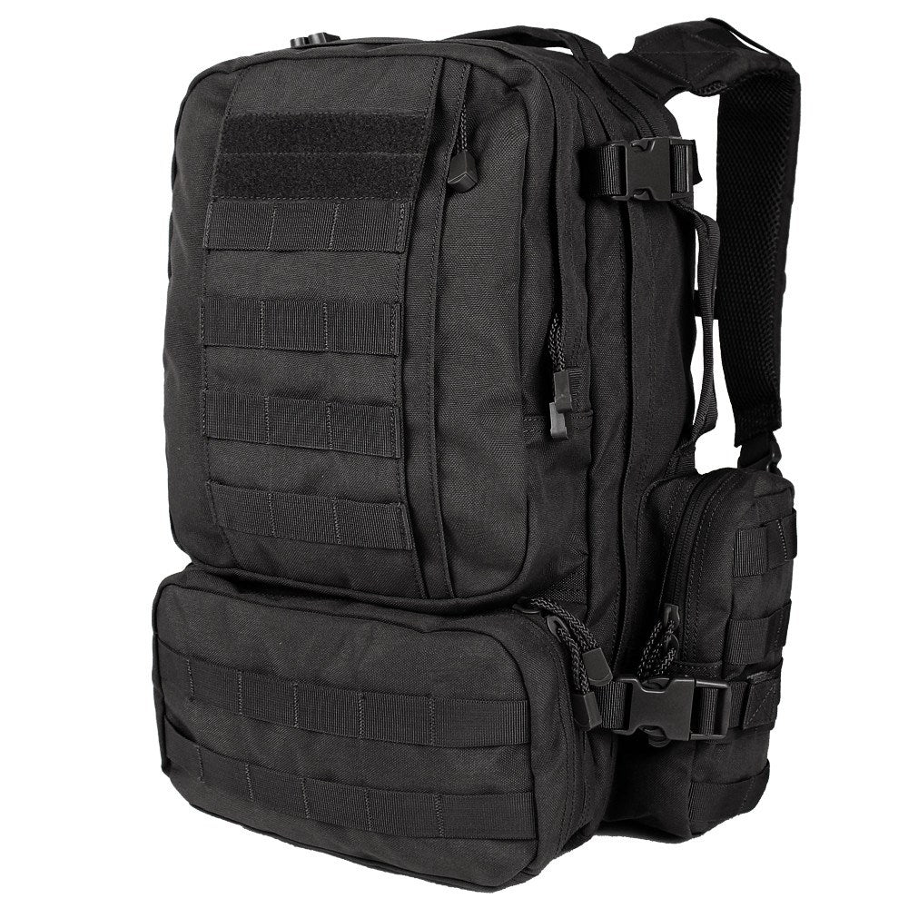 Mochila CONVOY OUTDOOR verde, versión reducida con sistema MOLLE de Condor