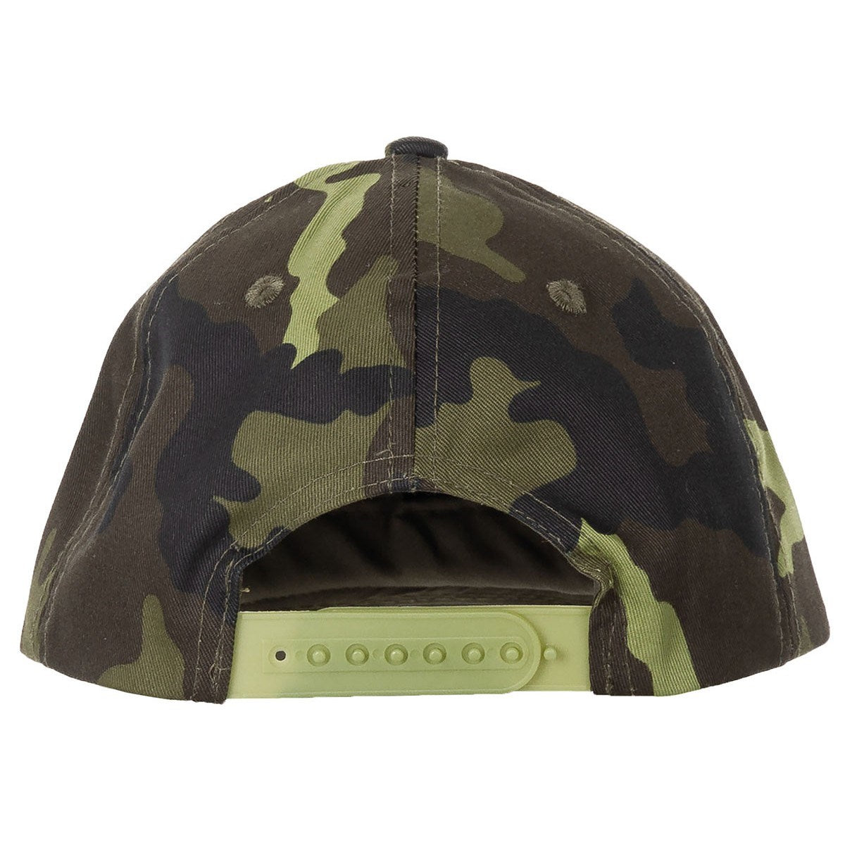 Gorra infantil estilo militar con camuflaje vz.95, talla ajustable, 35% algodón 65% poliéster