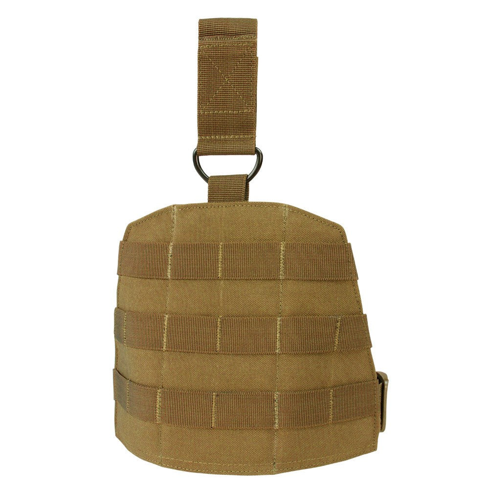 Panel muslera MOLLE D-RING negro, panel modular para sujeción de equipamiento