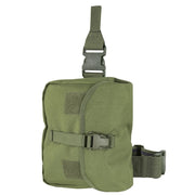 Funda RIG muslera verde para máscara antigás de Condor Outdoor, compatible MOLLE/PALS