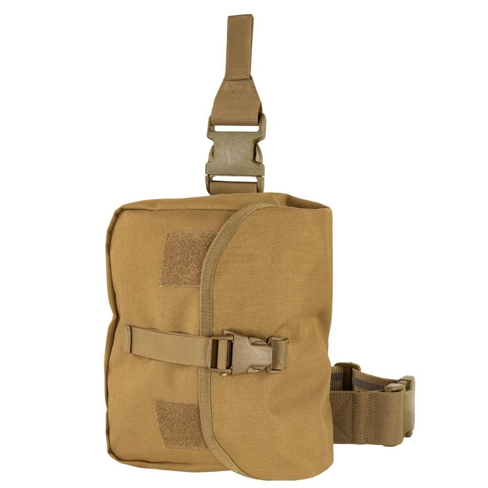 Funda RIG muslera verde para máscara antigás de Condor Outdoor, compatible MOLLE/PALS