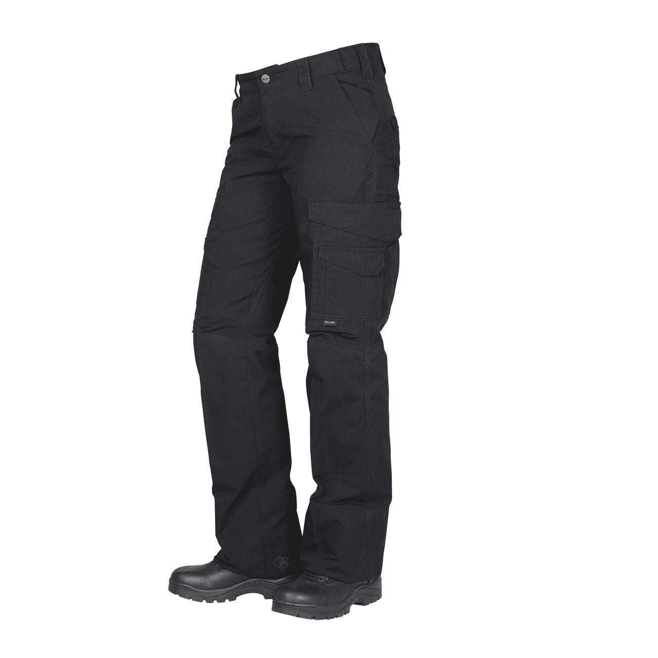 Pantalones tácticos mujer 24-7 SERIES PRO FLEX rip-stop negros con bolsillos funcionales
