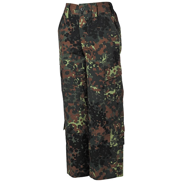 Conjunto infantil camuflaje ACU FECKTARN, pantalón y blusa en algodón 100% rip-stop con múltiples bolsillos
