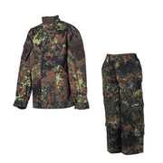 Conjunto infantil camuflaje ACU FECKTARN, pantalón y blusa en algodón 100% rip-stop con múltiples bolsillos
