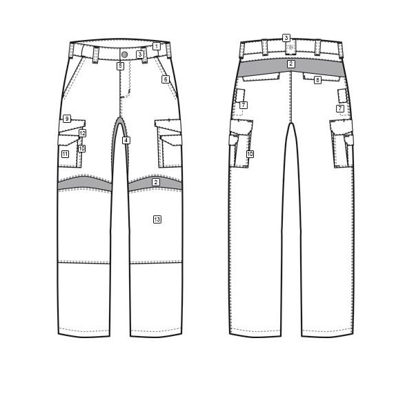 Pantalones tacticos mujer 24-7 Pro Flex rip-stop verdes con multiples bolsillos y refuerzos elasticos