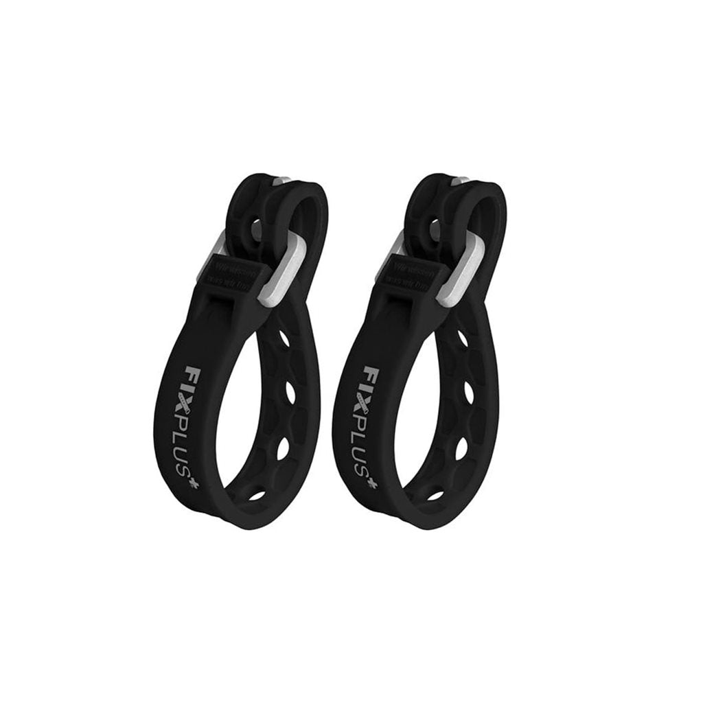 Cinta ajustable elástica FIXPLUS SLIM FIT 15 cm negra, 2 uds