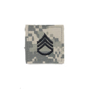 Parche de rango STAFF SGT con velcro, camuflaje ACU UCP, rip-stop, 5x5 cm
