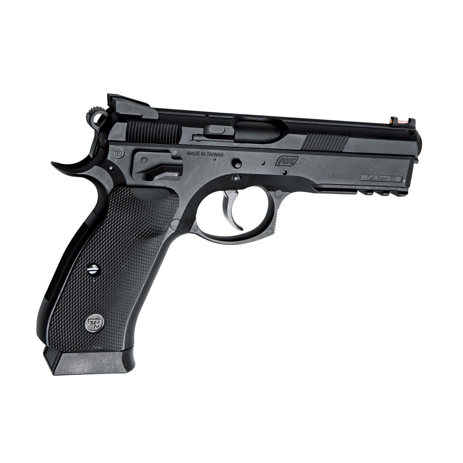 Pistola airsoft ASG CZ 75 SP-01 Shadow CO2 BB 6 mm sin blowback