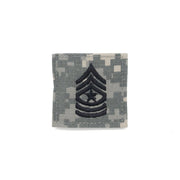Parche de rango Sergeant Major en camuflaje ACU Digital, ripstop, 5x5 cm, con velcro, fabricado en USA