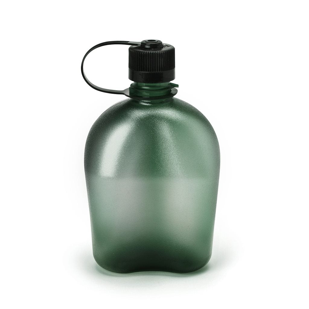 Botella NALGENE Oasis Sustain 1 L verde, 50% Tritan reciclado, sin BPA