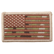 Parche textil con bandera de EE. UU. 8,5 x 4,5 cm con velcro en el reverso