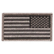 Parche textil bandera EE. UU. reversible 8,5 x 4,5 cm con velcro