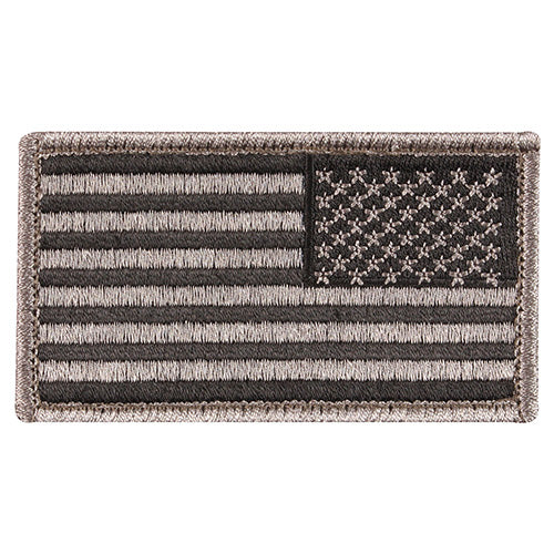 Parche textil bandera EE. UU. reversible 8,5 x 4,5 cm con velcro