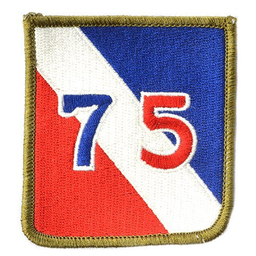 Parche 75th Division US Army II Guerra Mundial aprox 6,5 x 7 cm