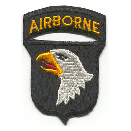 Parche US 101 AIRBORNE 'Águilas gritadoras' con velcro, fabricado en EE. UU.