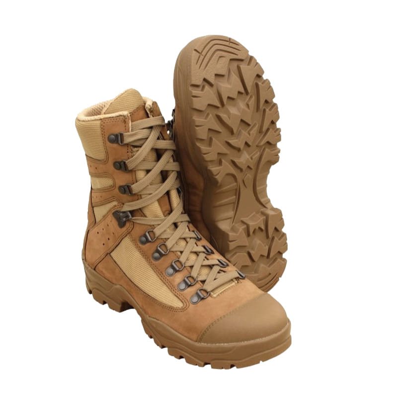 Botas francesas Combat Félin color arena (pískové) para uso táctico