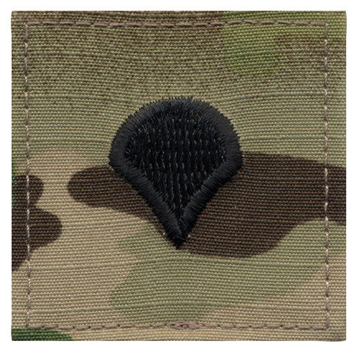 Parche de rango Specialist Four con velcro, Multicam rip-stop, aprox. 5x5 cm.