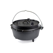 Olla de hierro fundido GRAPEN 4,5 L sobre fuego