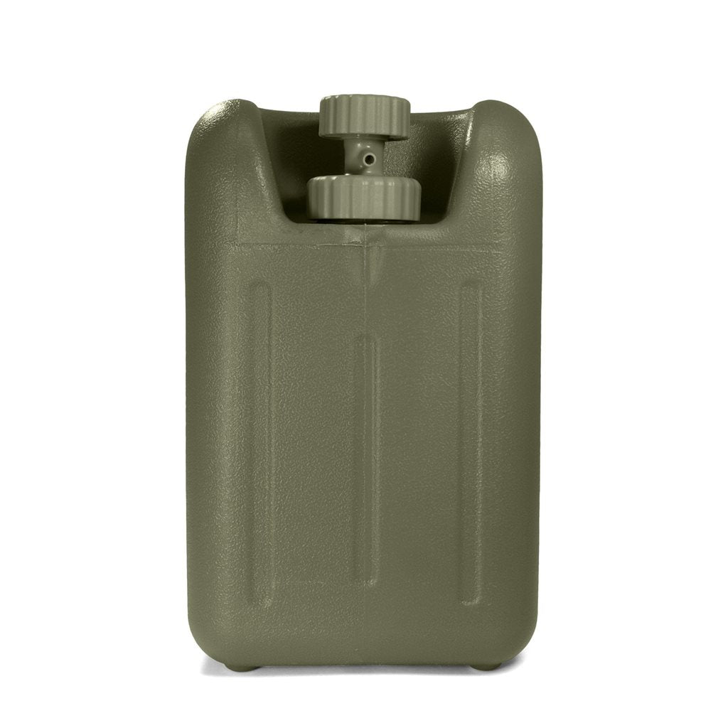 Bidón filtrante Jerrycan 15l verde con bomba manual y filtros de membrana y carbón activo