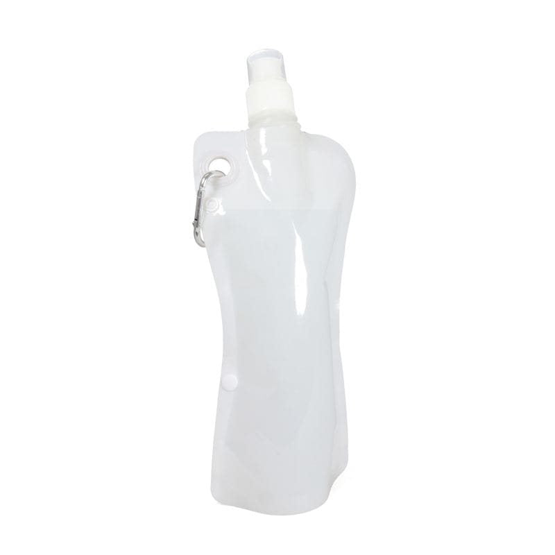 Botella plegable extra ligera de 500 ml, enrollable y reutilizable para agua y otras bebidas