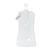 Botella plegable extra ligera de 500 ml, enrollable y reutilizable para agua y otras bebidas