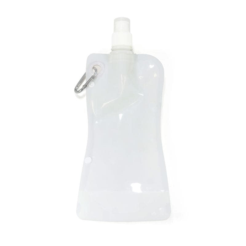 Botella plegable extra ligera de 500 ml, enrollable y reutilizable para agua y otras bebidas