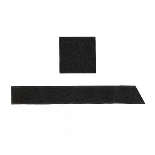 Set de velcro negro para chaqueta ECWCS - parche 5x5 cm y tira 29 cm