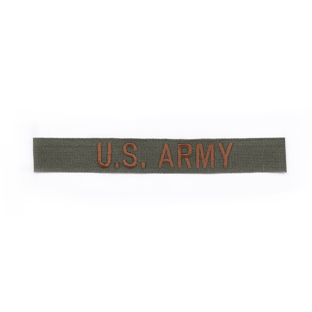 Parche bordado U.S. ARMY color oliva para coser, fabricado en Estados Unidos