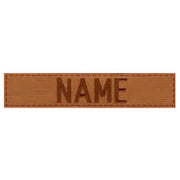 Parche de nombre 'NAME' 12,5 cm velcro color coyote para uniformes
