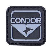 Parche PVC CONDOR 3x3 cm negro