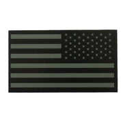 Parche velcro IFF IR bandera EE. UU. verde reversible 5 x 9 cm