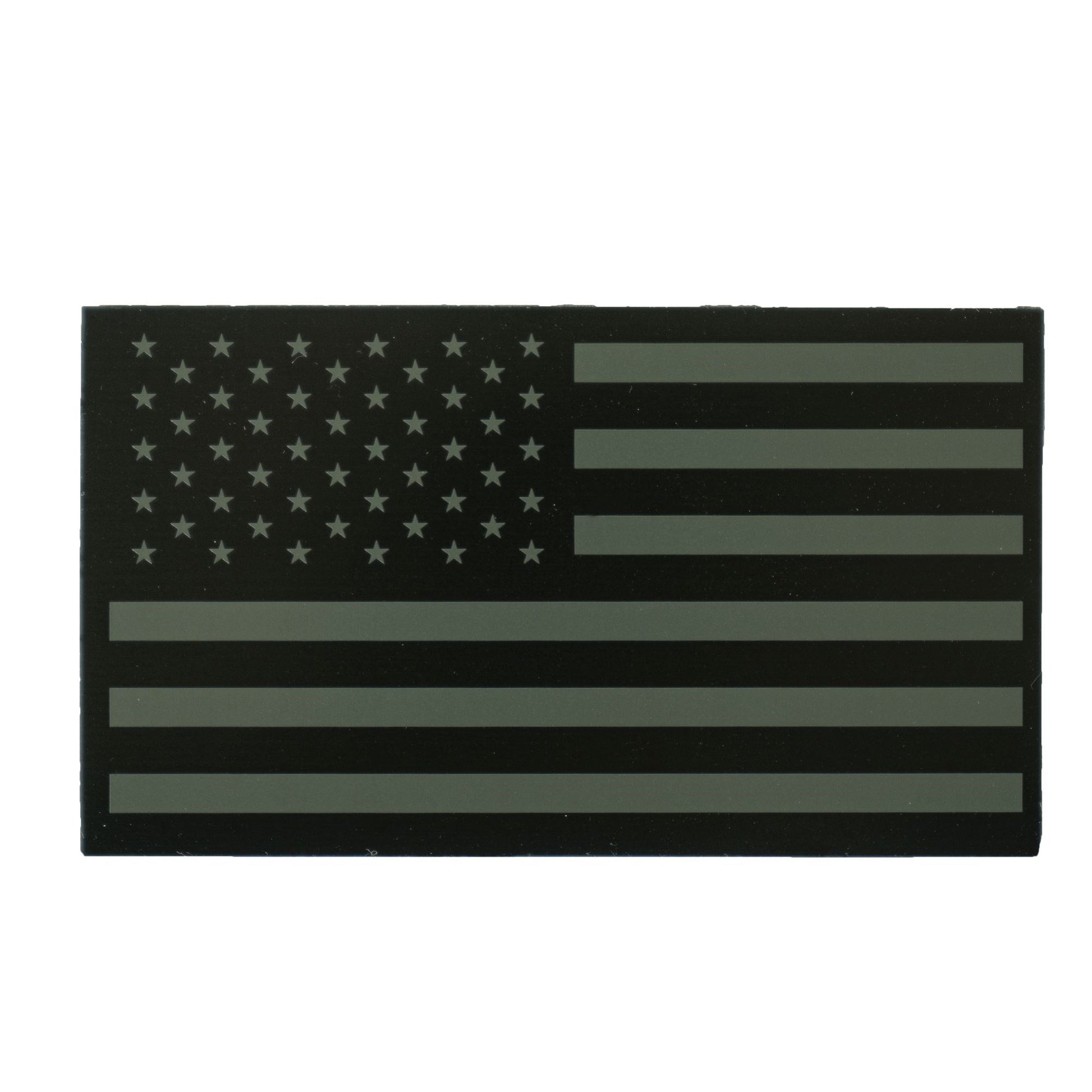 Parche bandera USA verde 5x9 cm Velcro visible en IR