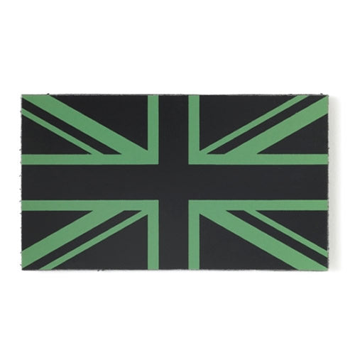 Parche IFF IR bandera GB velcro verde