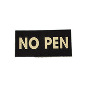 Parche Velcro IFF IR 'NO PEN' negro visible en infrarrojo