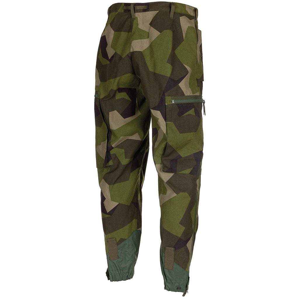 Pantalones suecos M 90 originales del ejército - vista frontal